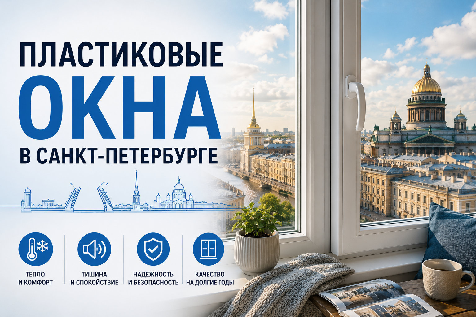 Пластиковые окна в Санкт-Петербурге: всё, что нужно знать перед покупкой и установкой